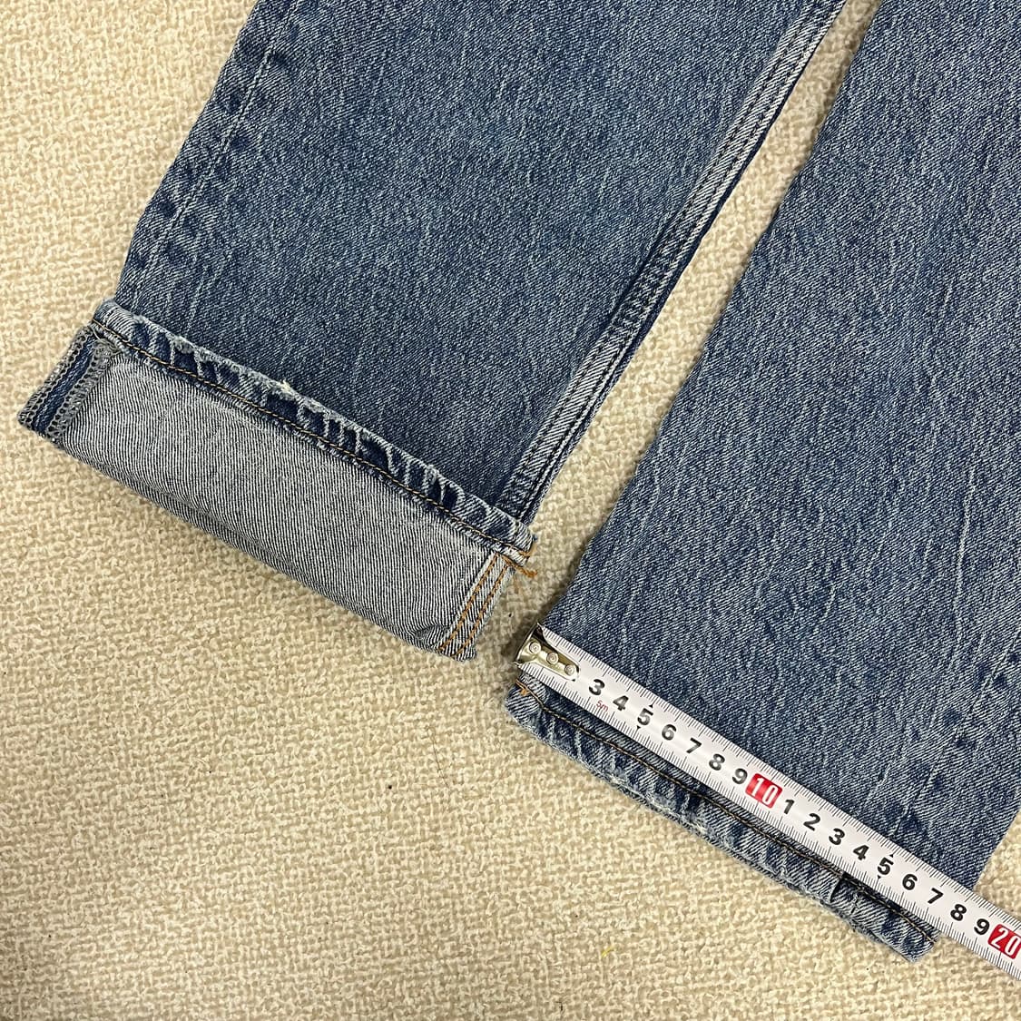 [36] 자라 하이웨스트 여성 스트레이트 데님 청바지 0119M1 상품이미지7