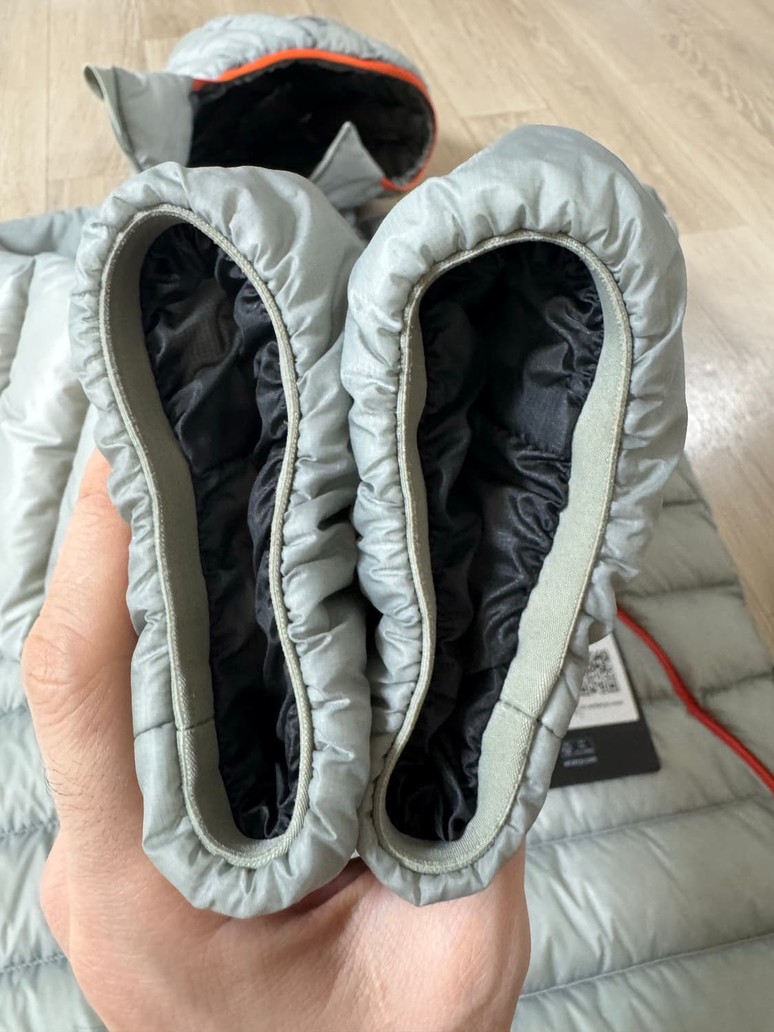 L 아크테릭스 세륨 후디 해비타트 헤비타트 패딩 자켓 그레이 상품이미지5