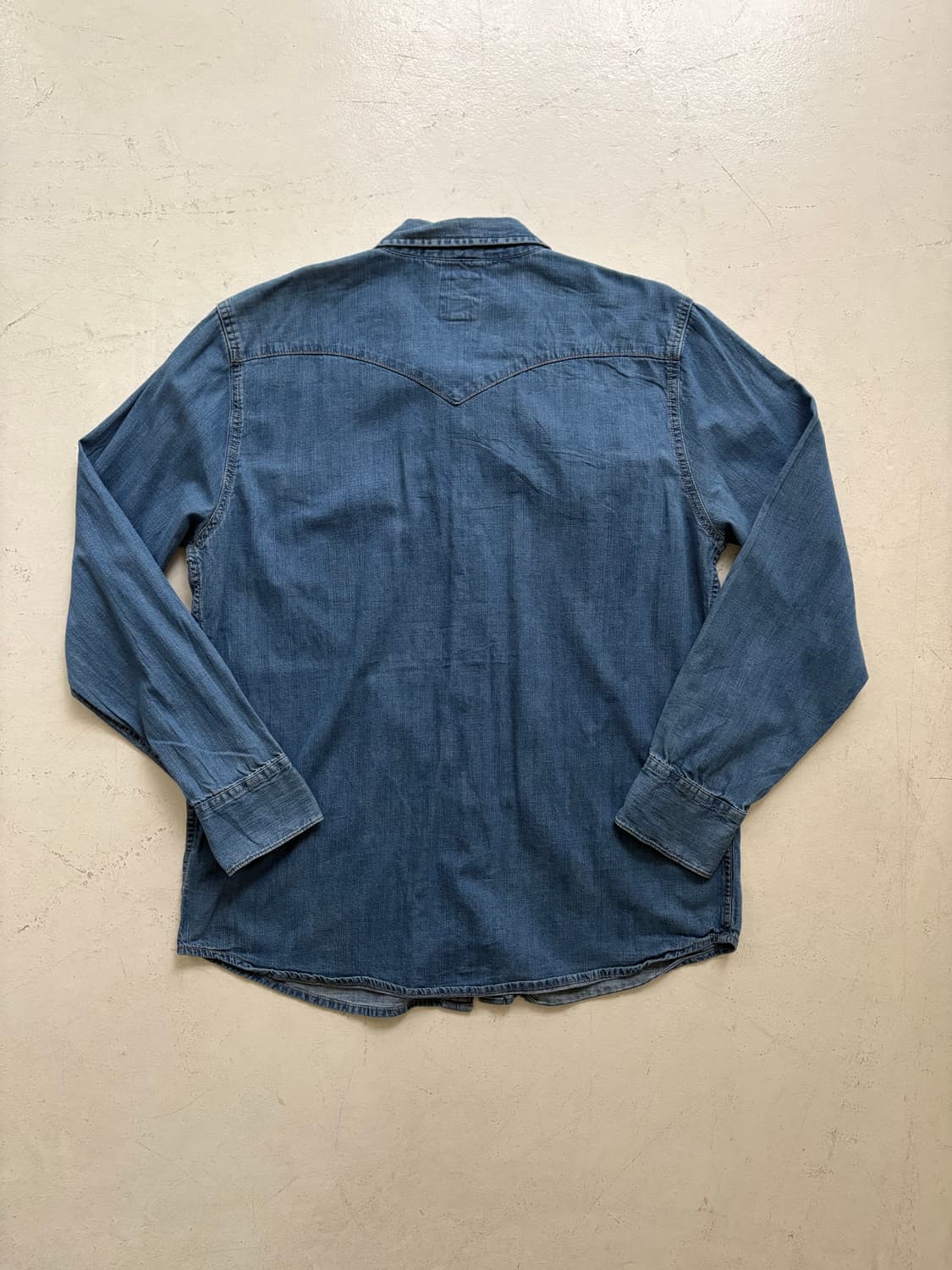 Levis’s Blue Denim Western Shirt. 상품이미지7