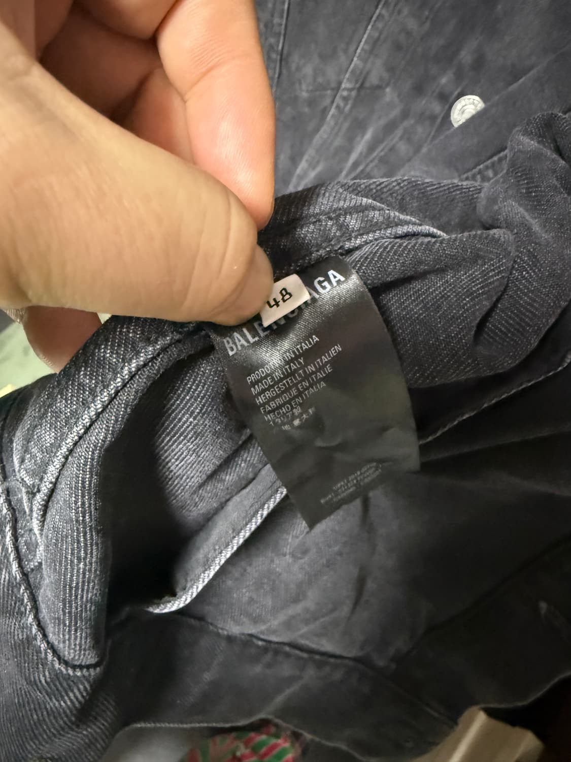 발렌시아가 데님 자켓 상품이미지3