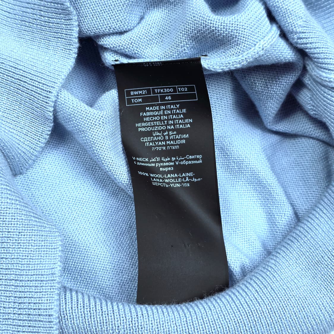 톰포드 브이넥 울니트 상품이미지4