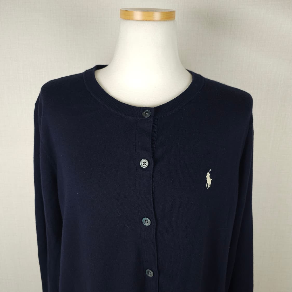 폴로 니트가디건 여성M사이즈  상품이미지2