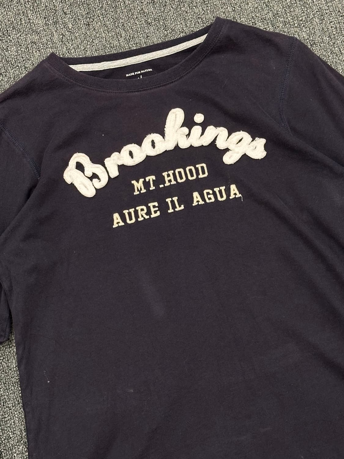 L)ELKEX 아메리칸 빈티지 자수 로고 롱슬리브 상품이미지3