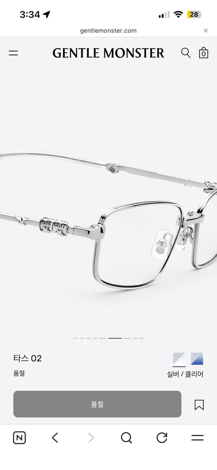 카리나 콜라보)젠틀몬스터 타스 02 상품이미지3