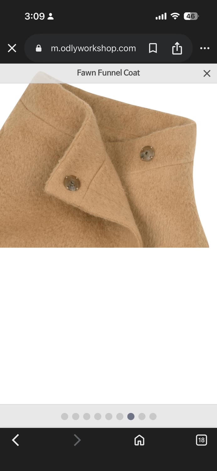 odlywork shop fawn funnel coat 상품이미지6