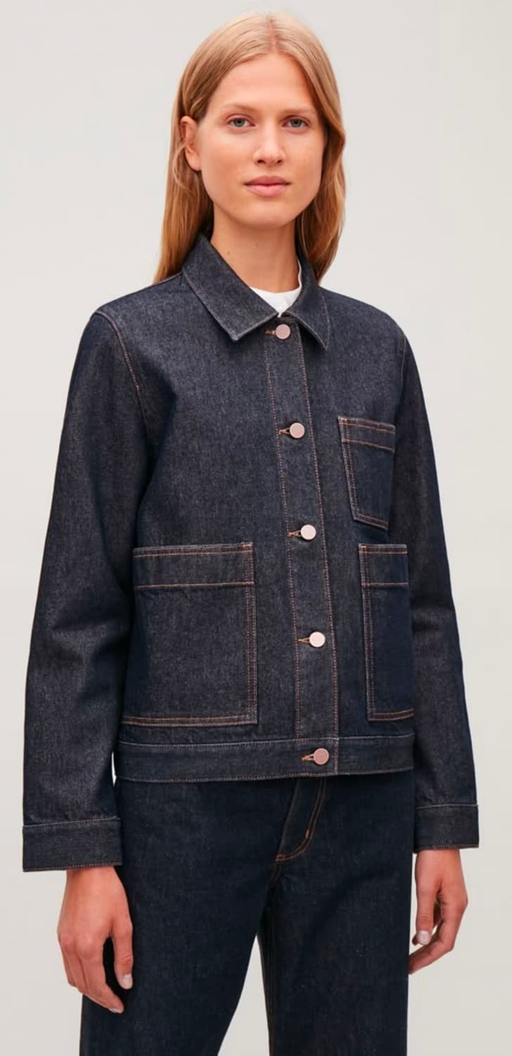 (착샷) 코스 COS 데님 자켓 패치 포켓 상품이미지1