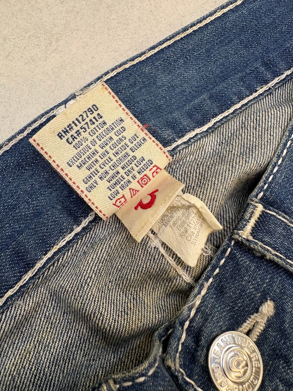 트루릴리전 월드투어 스트레이트 데님  상품이미지8