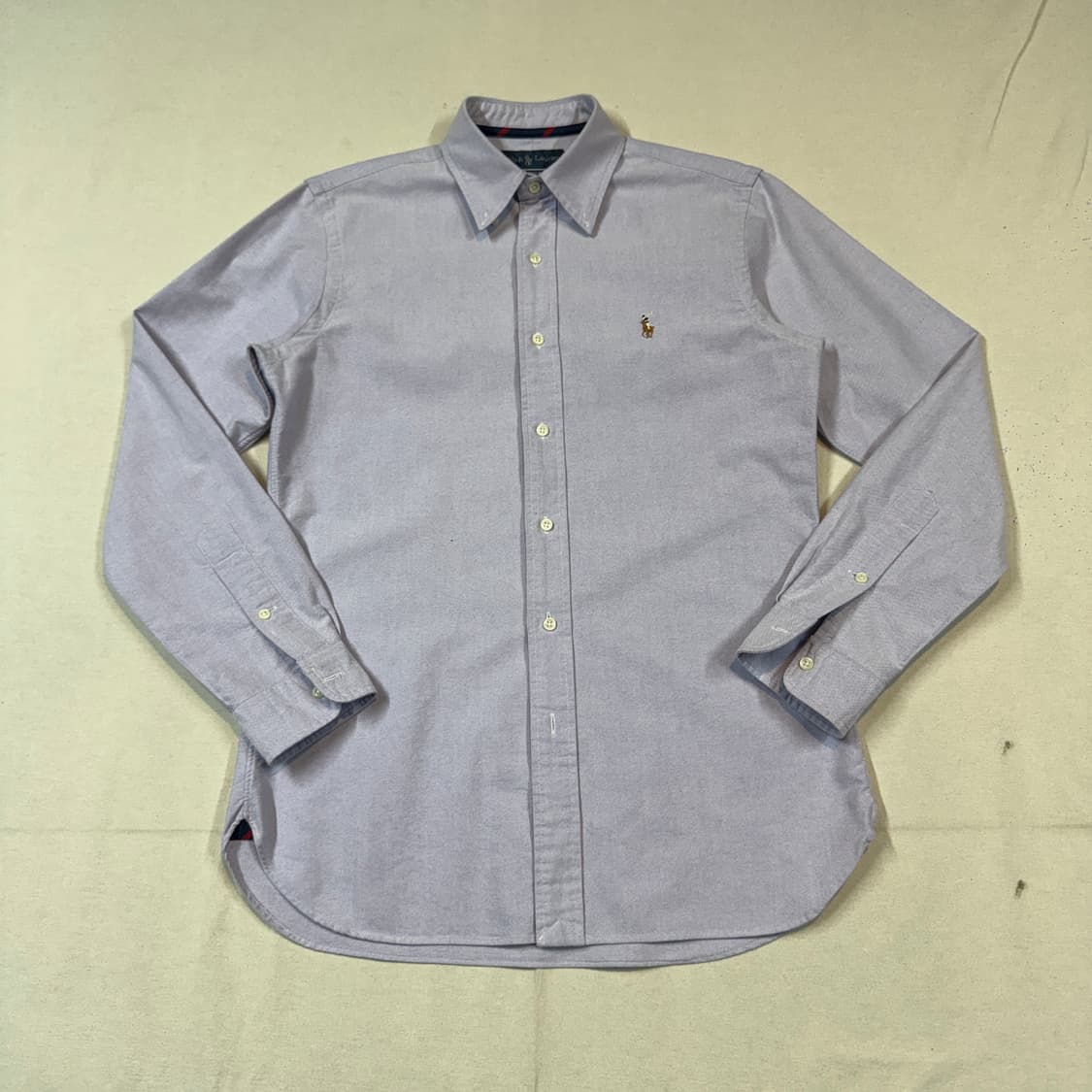 S) 폴로 랄프로렌 클래식 옥스포드 셔츠 커스텀핏 보라색 상품이미지1