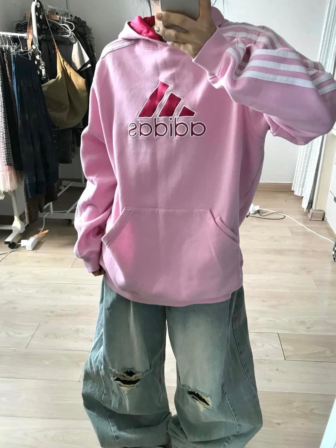 미라이클립 아디다스 후드티 빈티지 상품이미지3