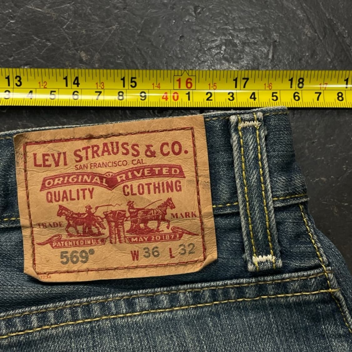 36 리바이스 569 루즈 스트레이트핏 청바지 상품이미지9