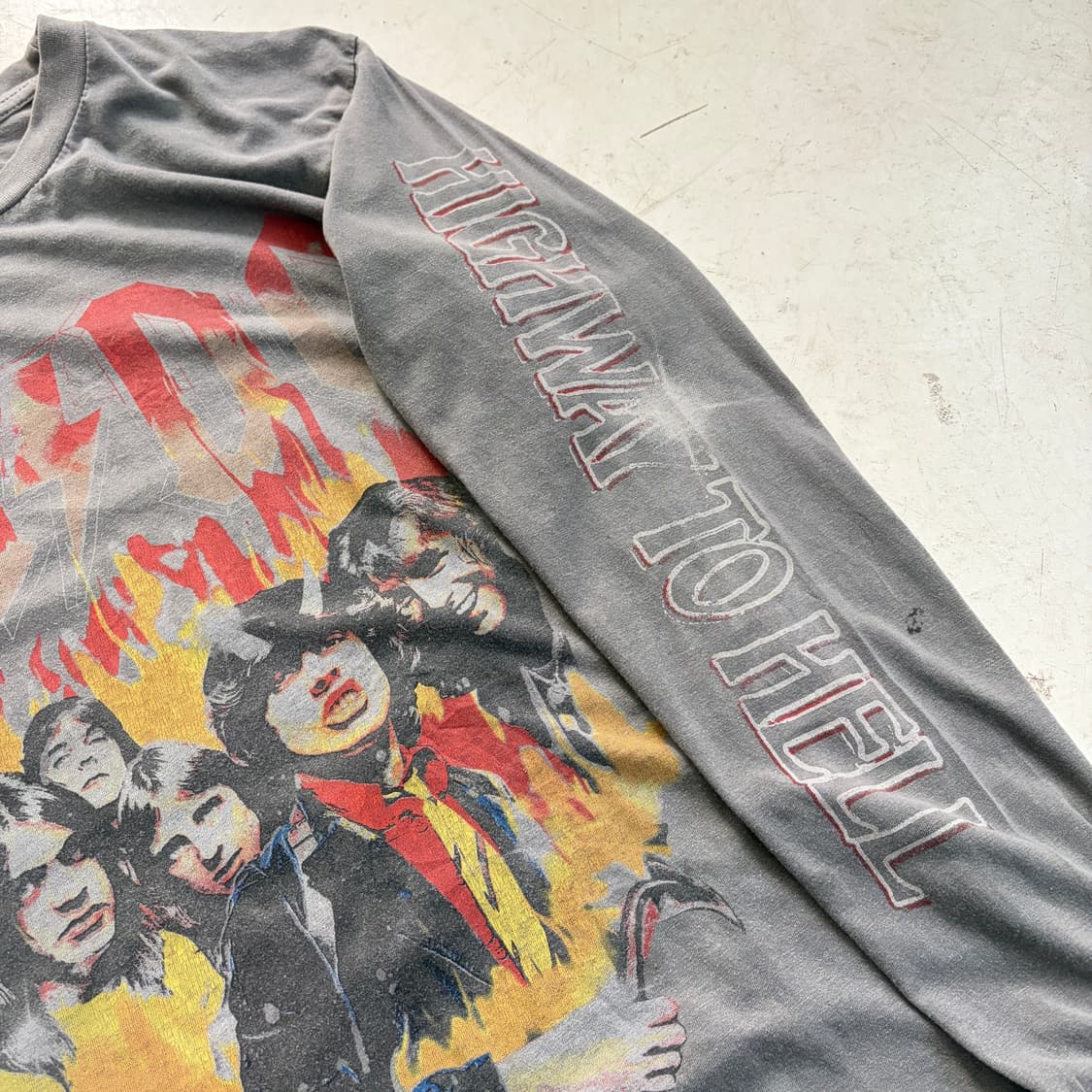 AC/DC 오피셜 빈티지 롱슬리브 M 상품이미지5