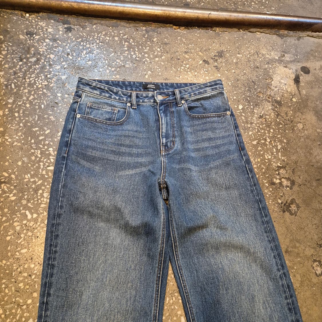 32인치 무신사 새미와이드핏 데님팬츠  상품이미지5