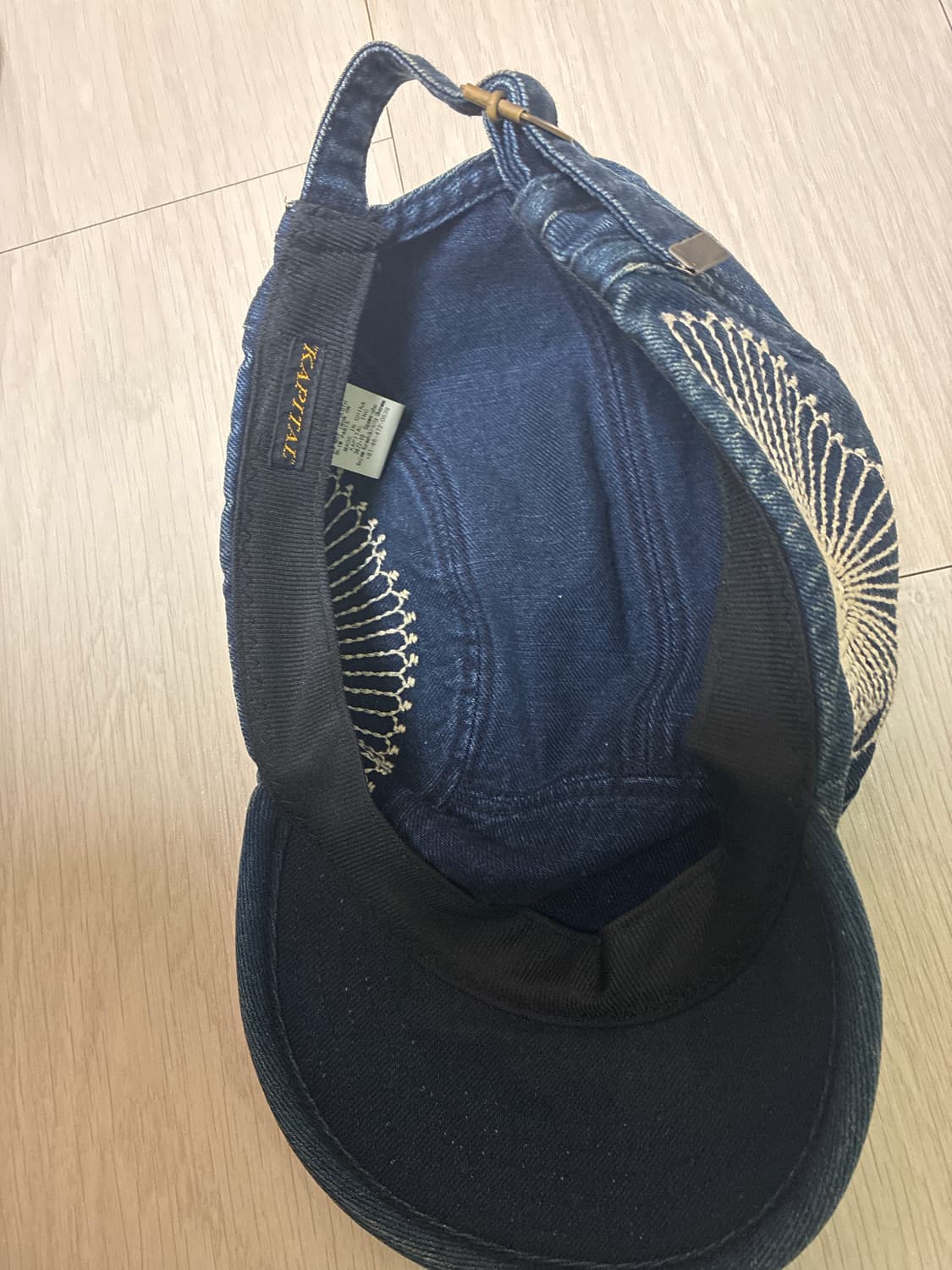 캐피탈 사시코 데님 캡 상품이미지3