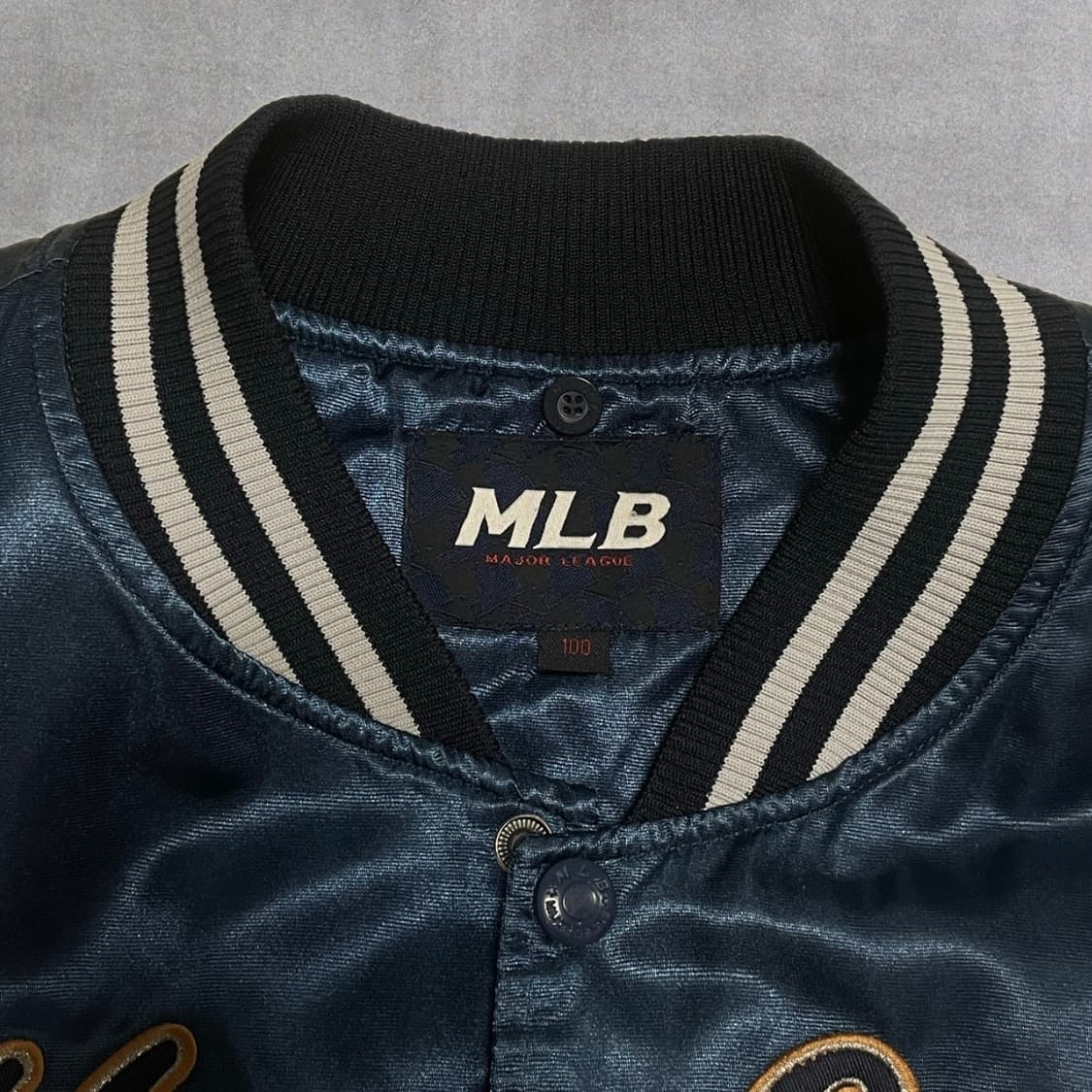 MLB 00s 네이비 뉴욕 양키즈 메이저리그 바시티자켓 야구점퍼 상품이미지3