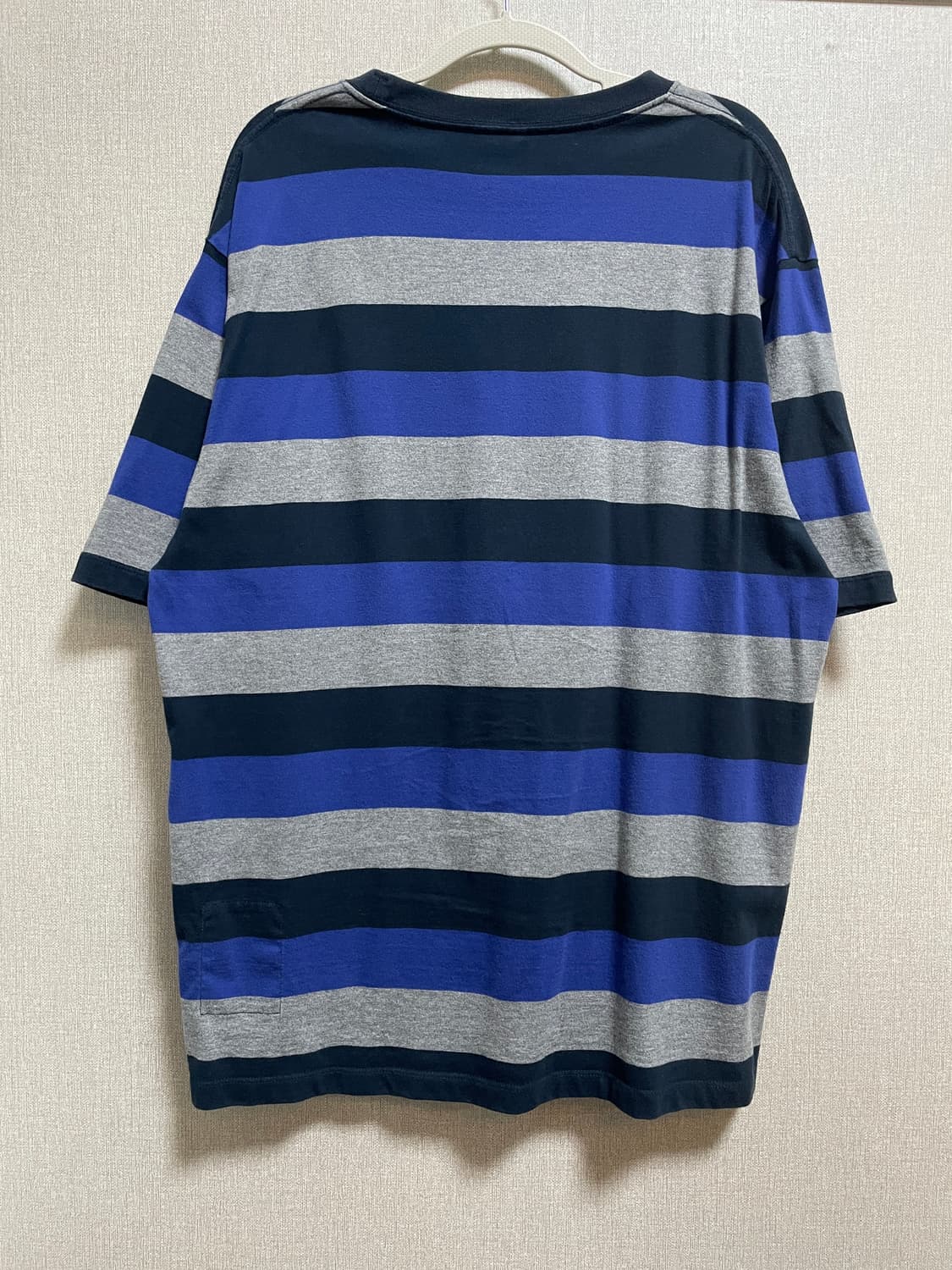 카키스 스트라이프 반팔티셔츠 상품이미지2