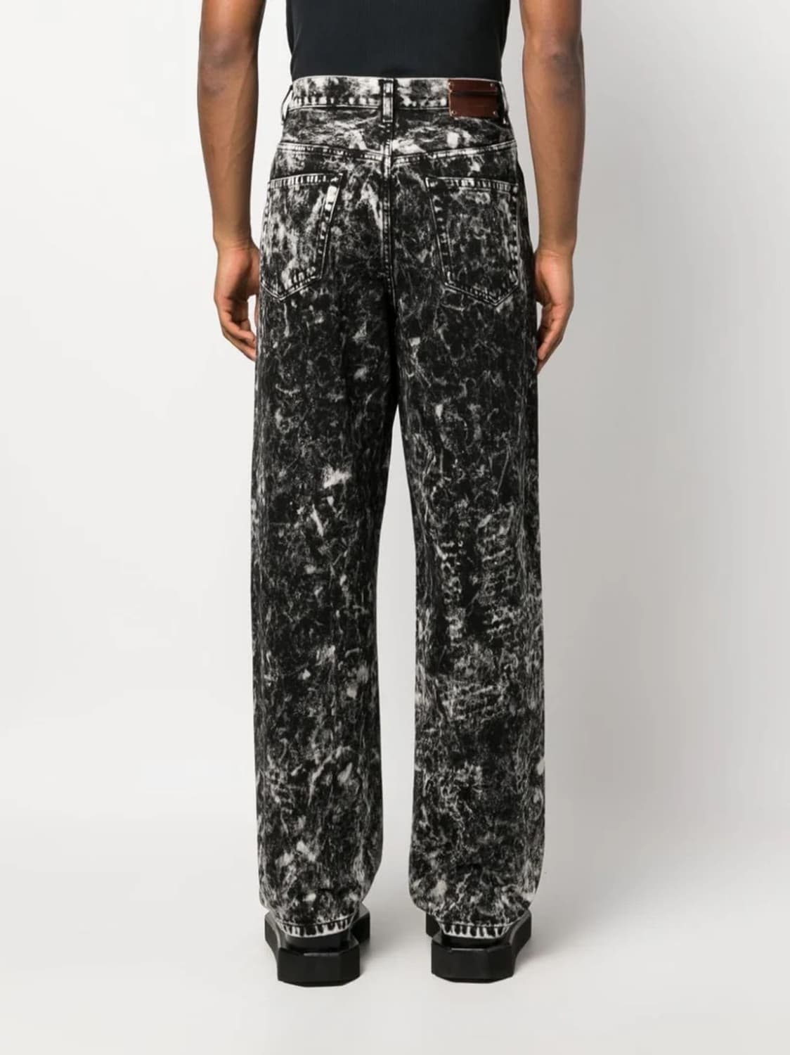 Dries van noten acid wash jeans 상품이미지3