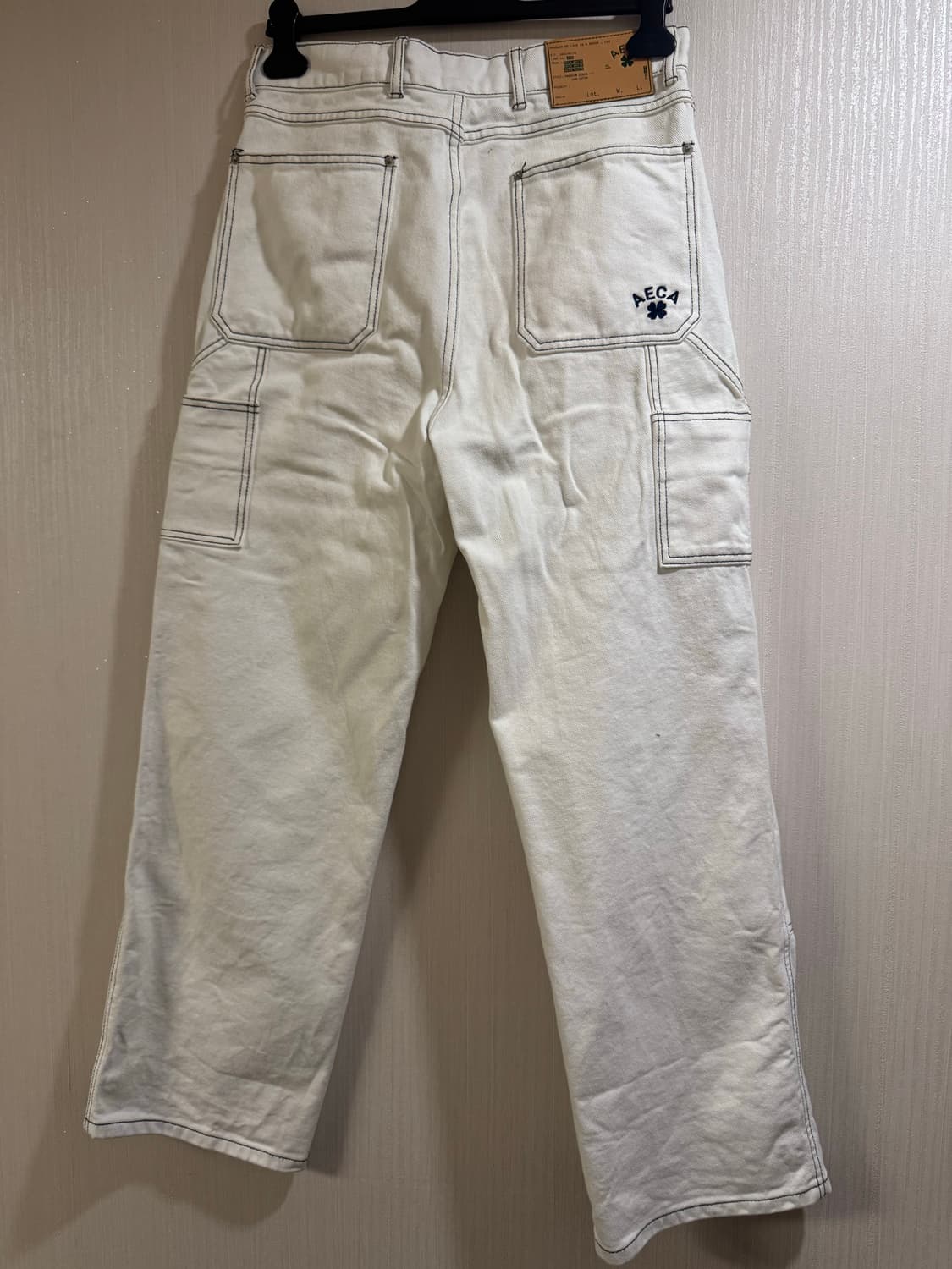 AECA 카펜터 팬츠 화이트  상품이미지2