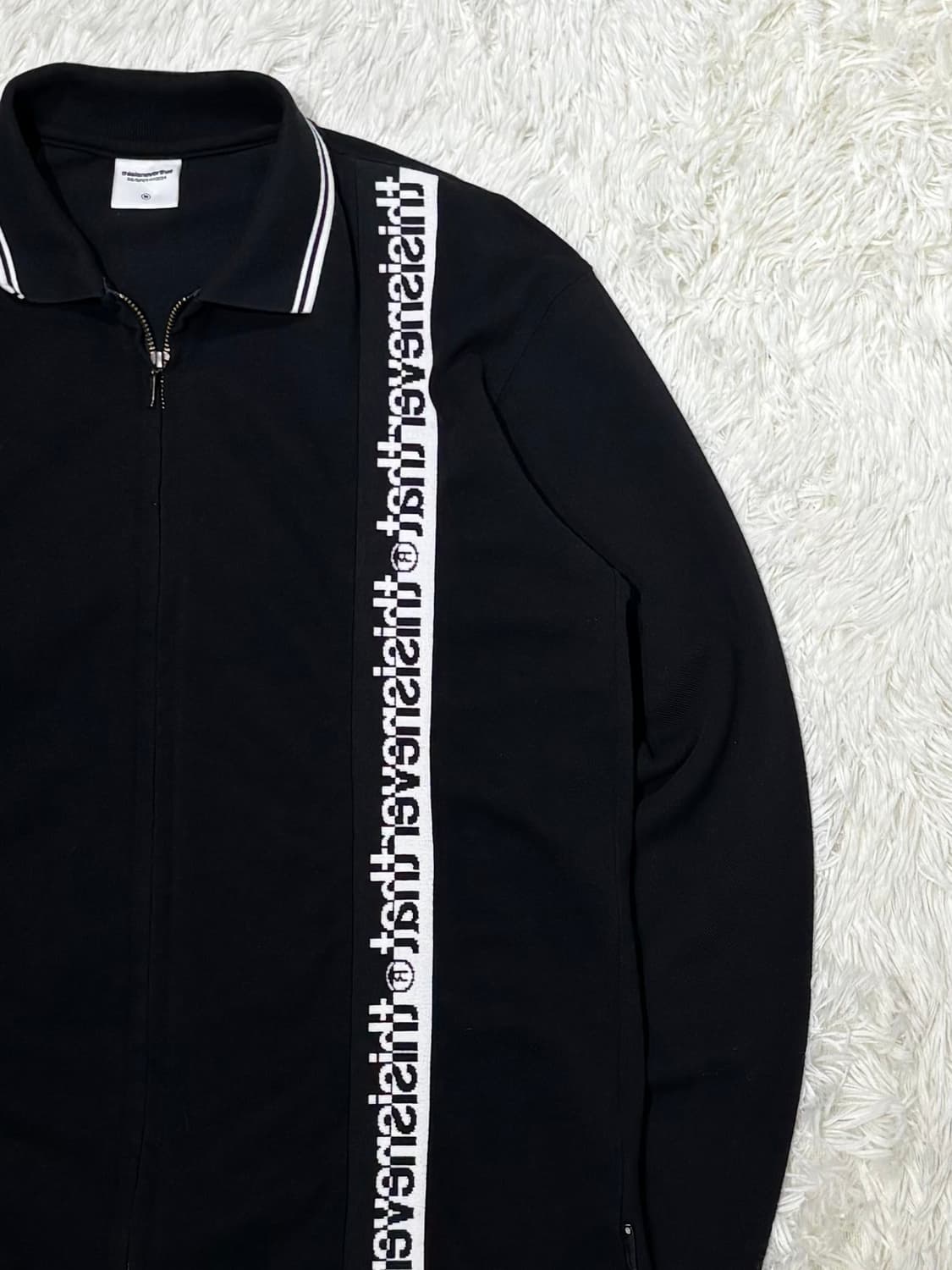 디스이즈네버댓 스펠로고 니트집업 상품이미지5