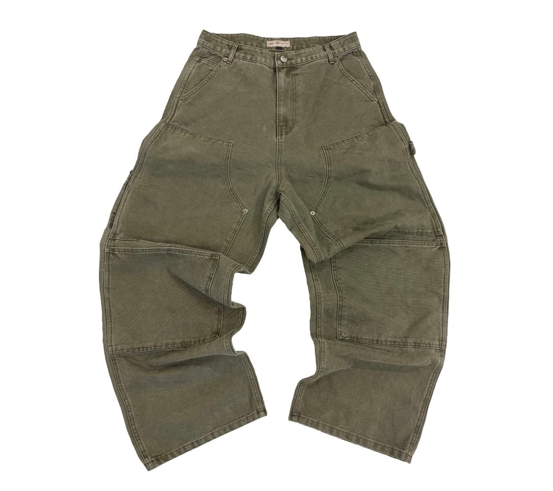 [3] 아오이로 커티드 팬츠 올리브 상품이미지1