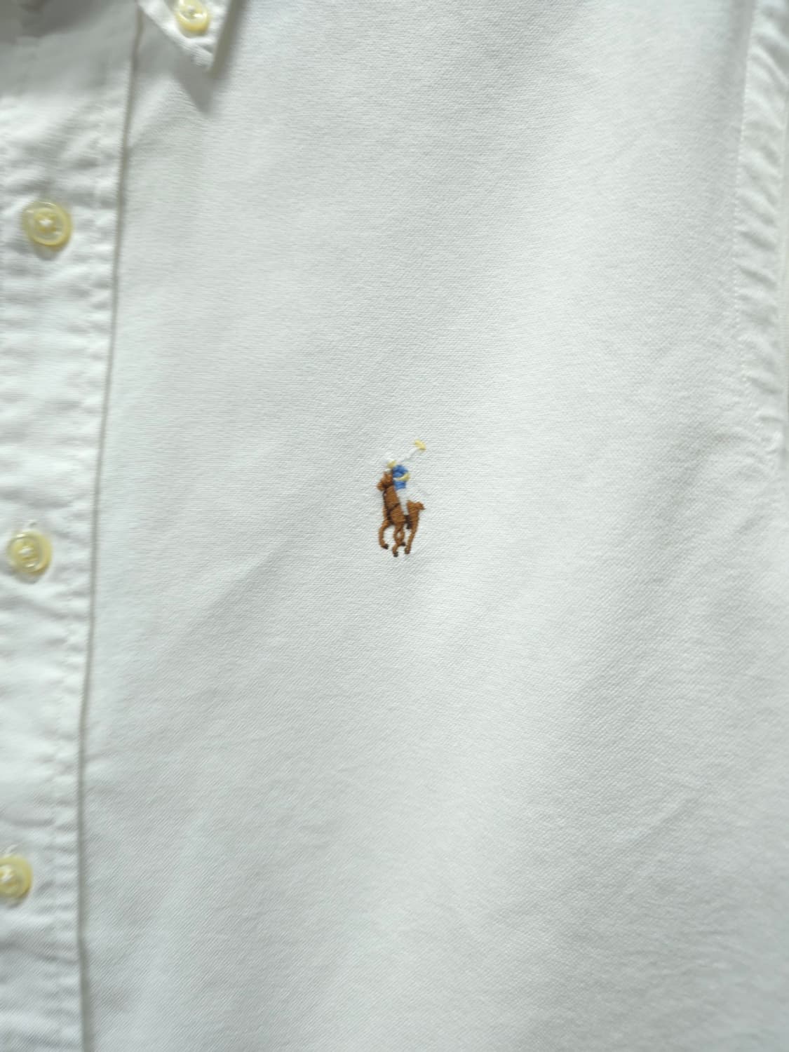 폴로 랄프로렌 90s빈티지 클래식핏 화이트 옥스퍼드 셔츠 (95~100) 상품이미지4