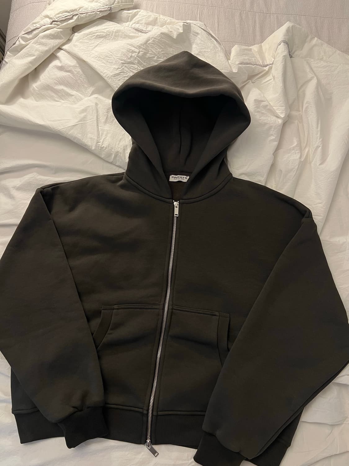 SWEATSCOLLECTIVE cozy 후드집업 커피 S 상품이미지1
