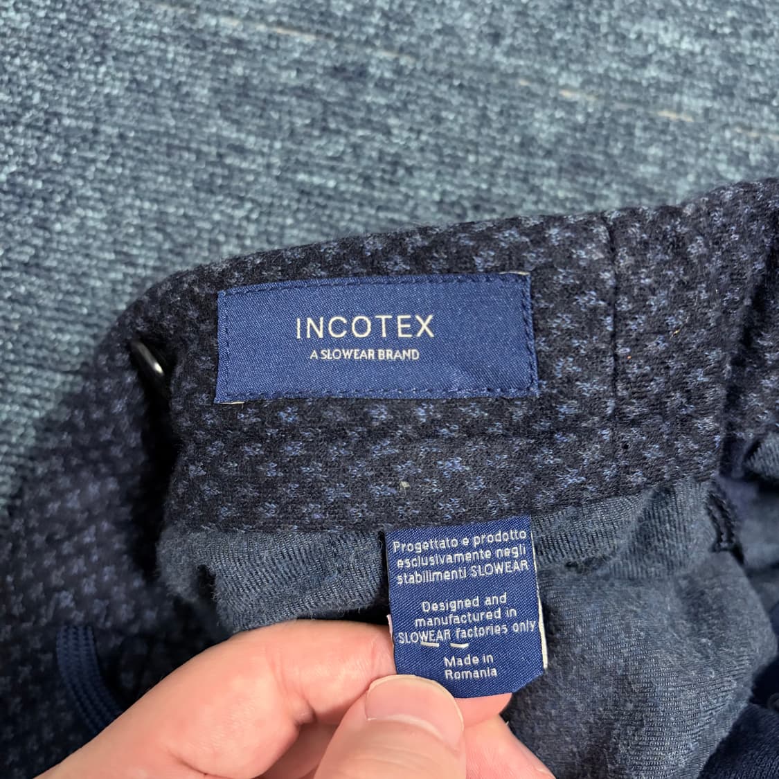 Incotex slowear brand 울 블렌드 팬츠 상품이미지4