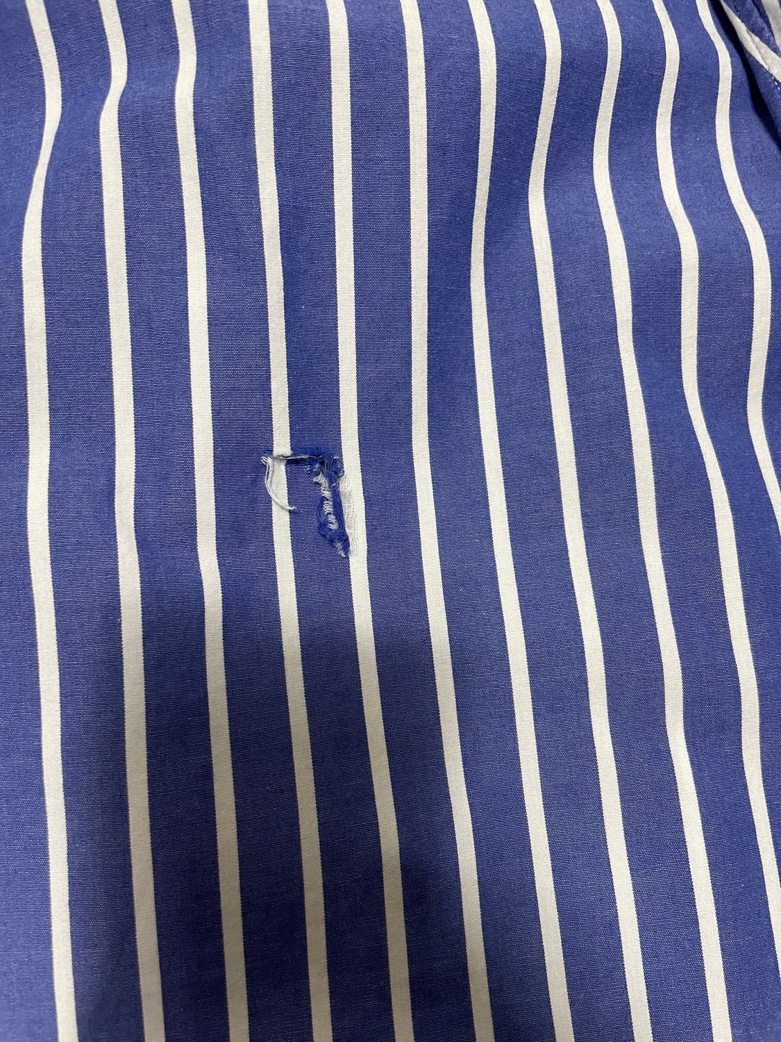 폴로 랄프로렌 - 블루 스트라이프 빅 셔츠 상품이미지4