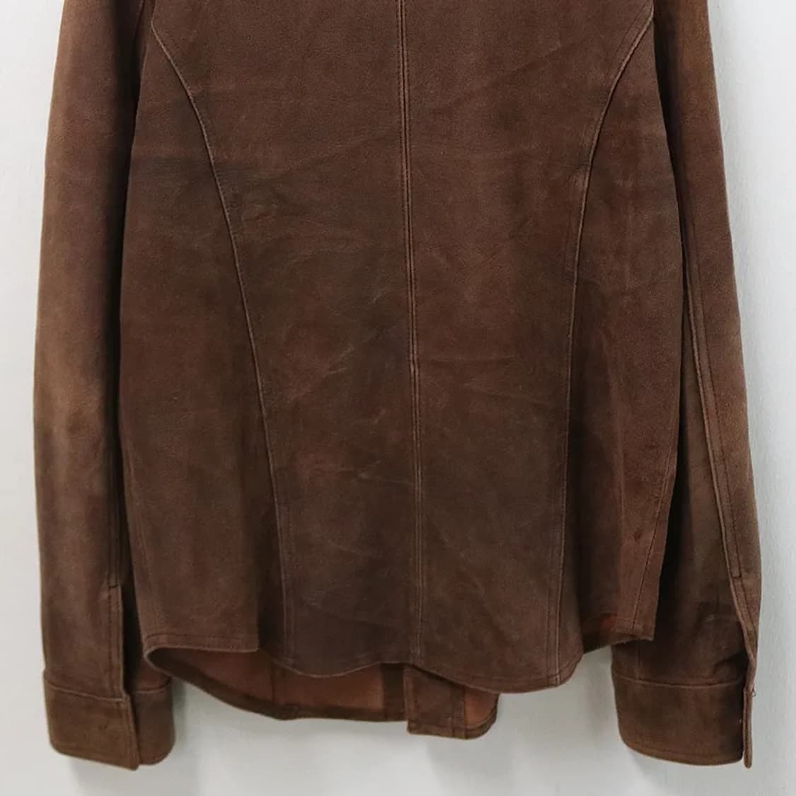 Earl Jean 얼진 y2k 스웨이드 레더 자켓 64252 상품이미지7