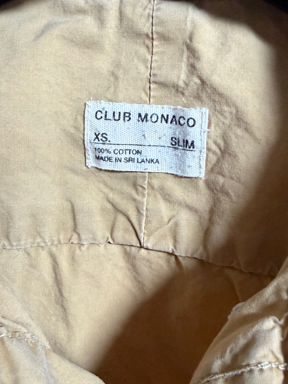 [XS] 클럽모나코 투포켓 코튼 슬림핏 셔츠 상품이미지3