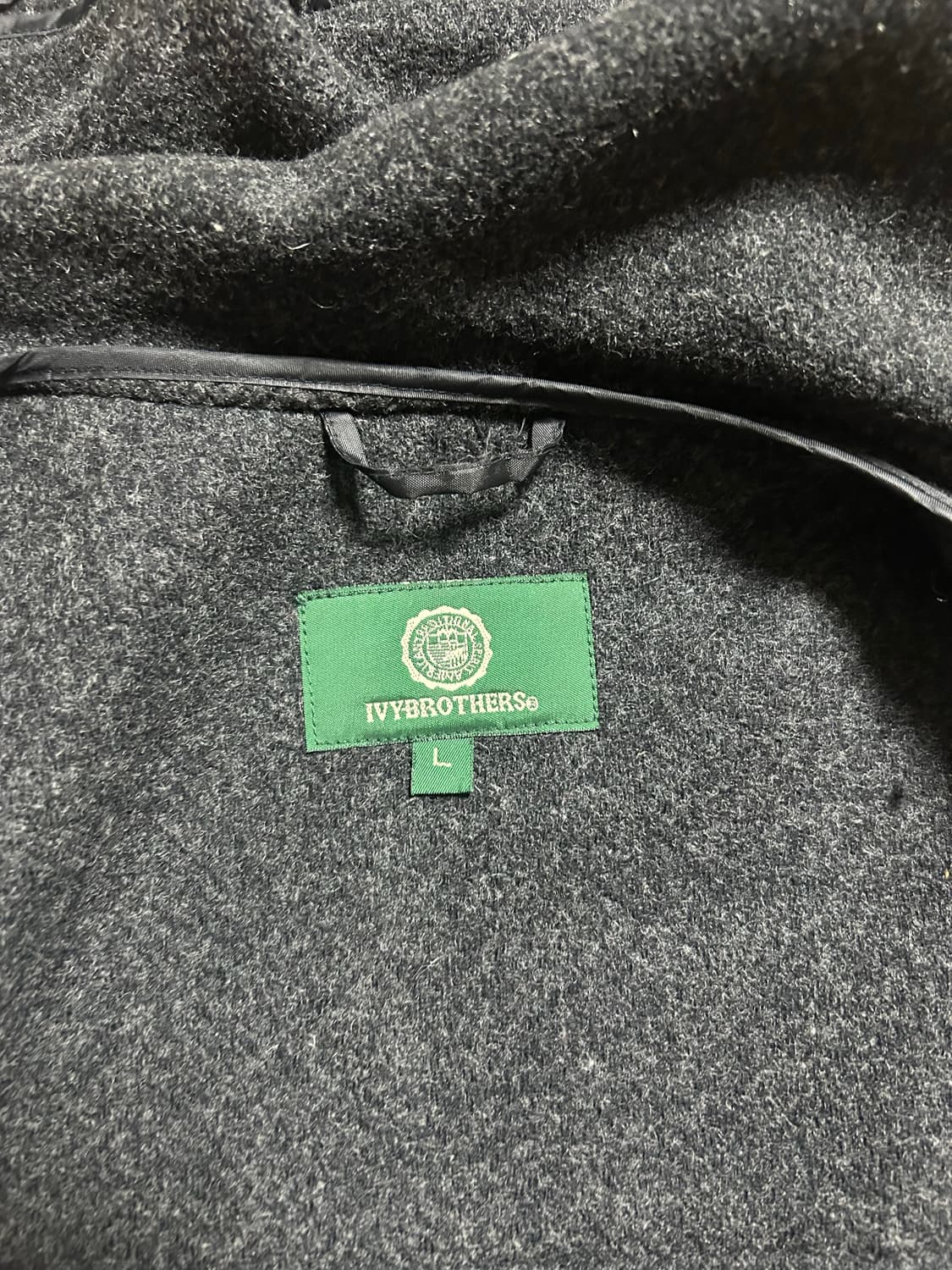 일본 울 더플코트 L 상품이미지5