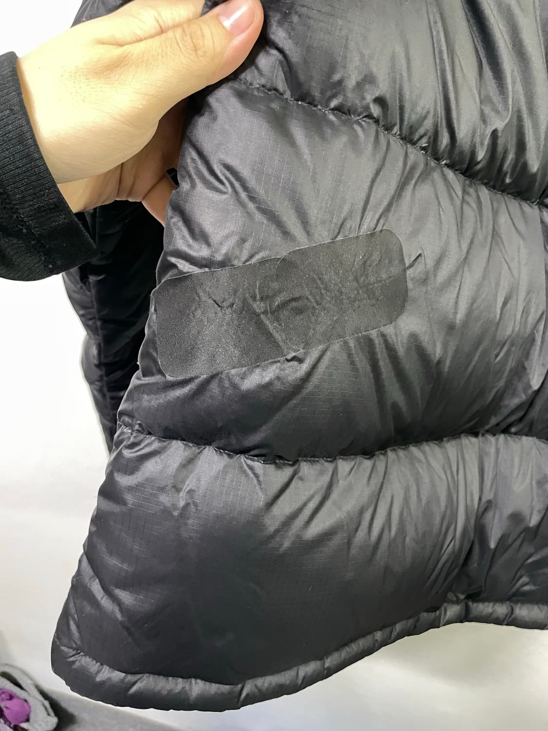 노스페이스 에코 눕시 블랙 패딩 95 사이즈  상품이미지4