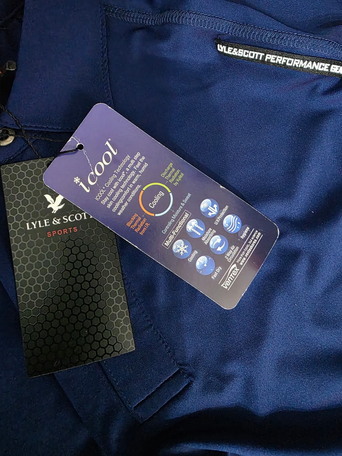 (미사용)라일앤스콧 골프 기능성 퍼포먼스 기어 카라 반팔티 100 상품이미지3