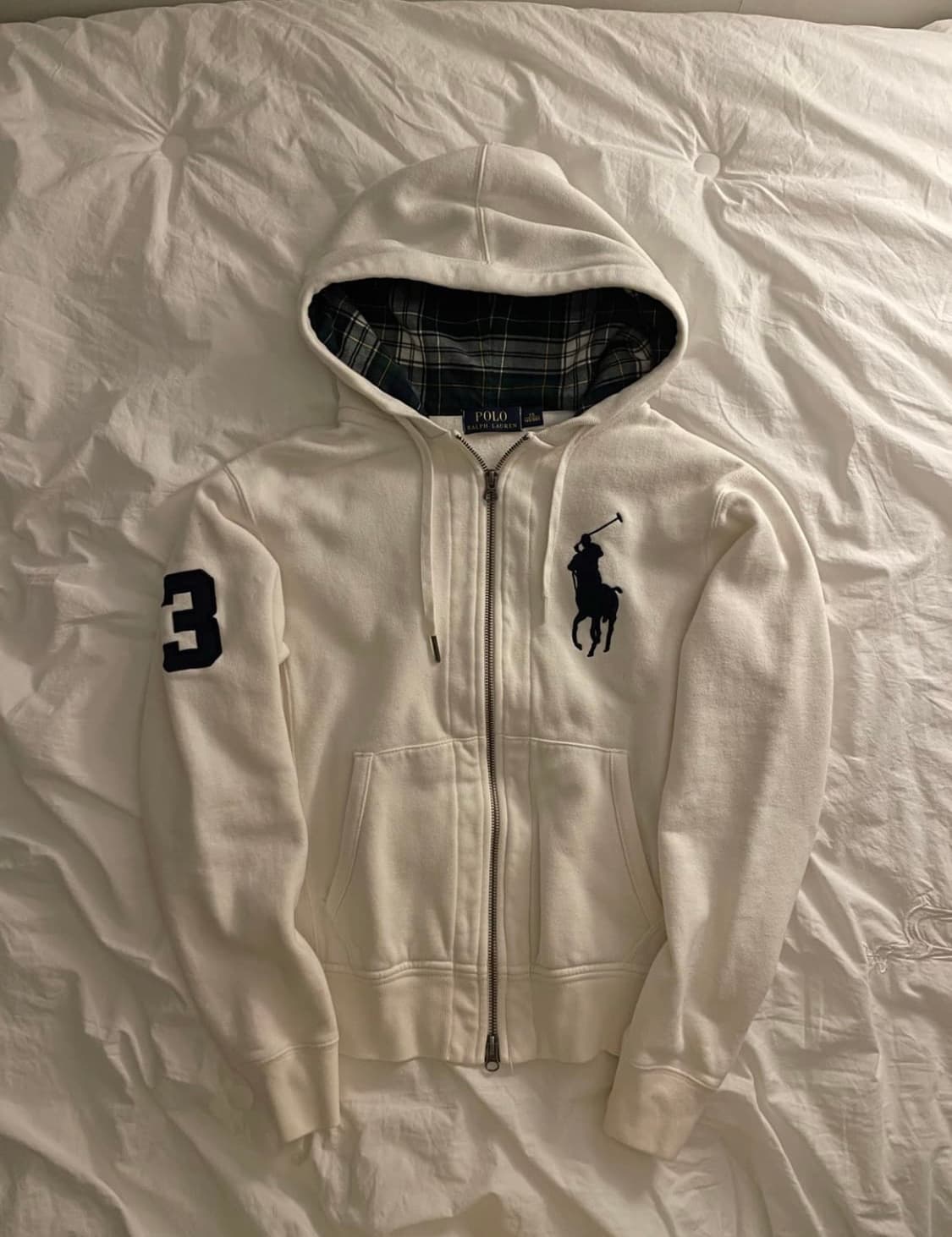 폴로 빅포니 체크 후드집업 구해요 상품이미지1