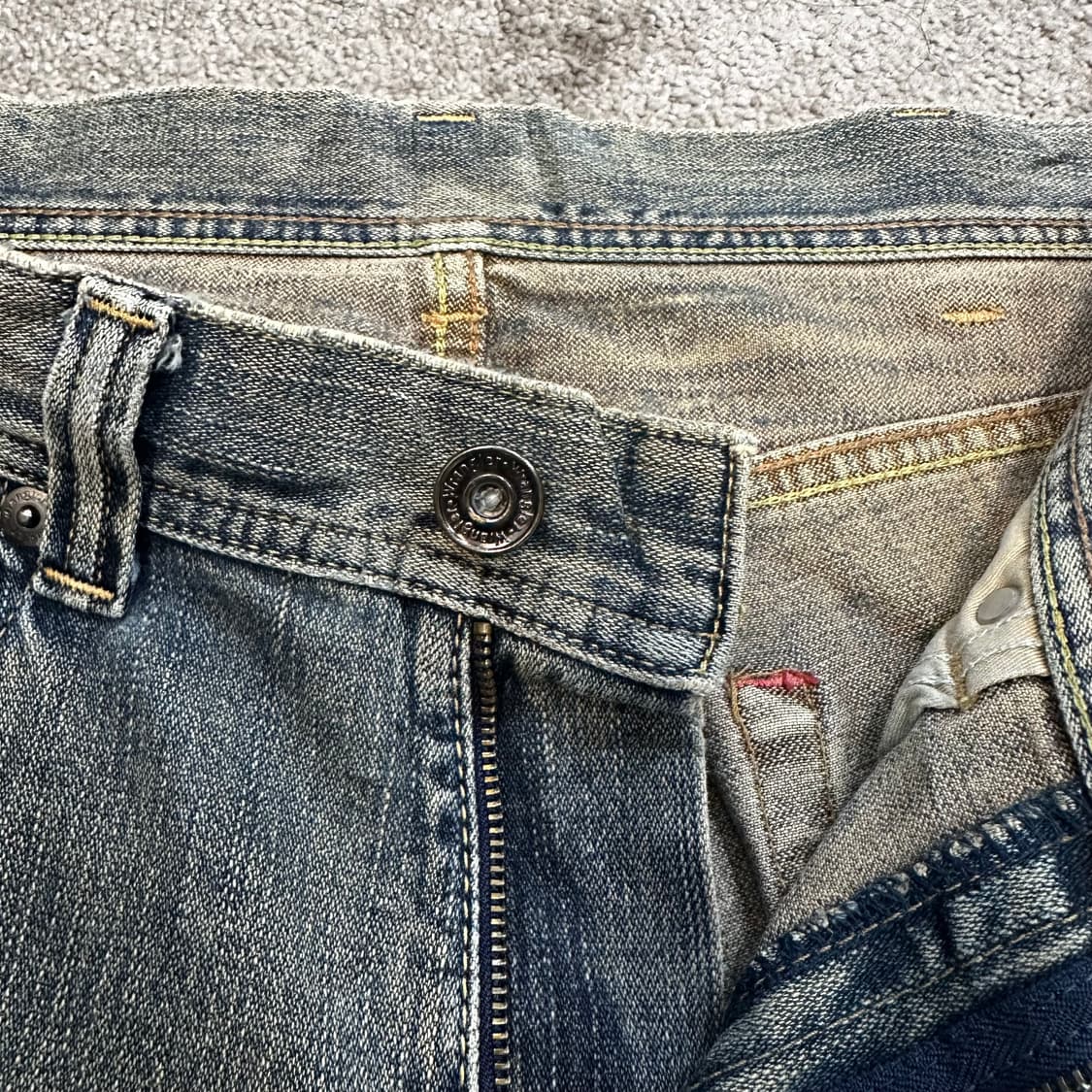 랭글러 빈티지워싱 루즈 스트레이트 데님 팬츠(34) 상품이미지7