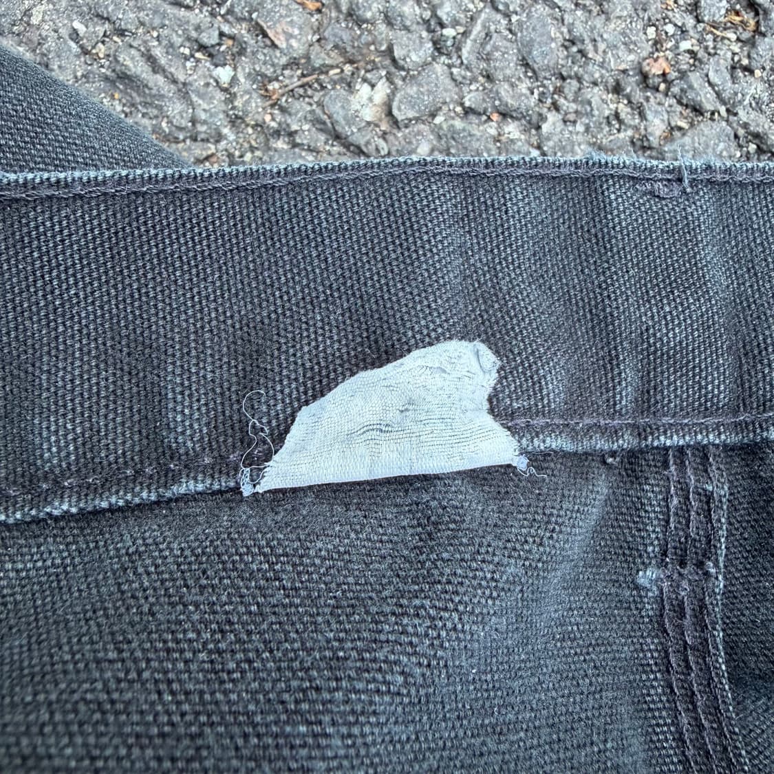 OG 칼하트 B11 BLK 싱글니 카펜터 팬츠 상품이미지9