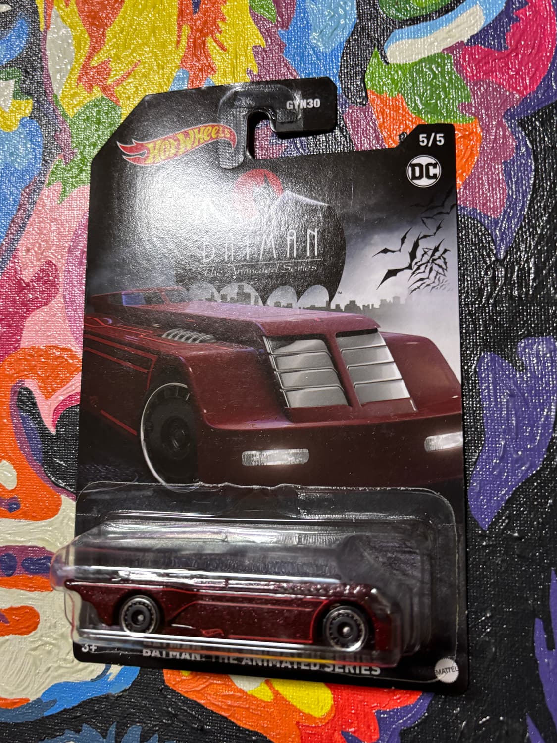 미개봉) 배트맨 배트모빌 다이캐스트 핫휠 인테리어 소품 상품이미지2