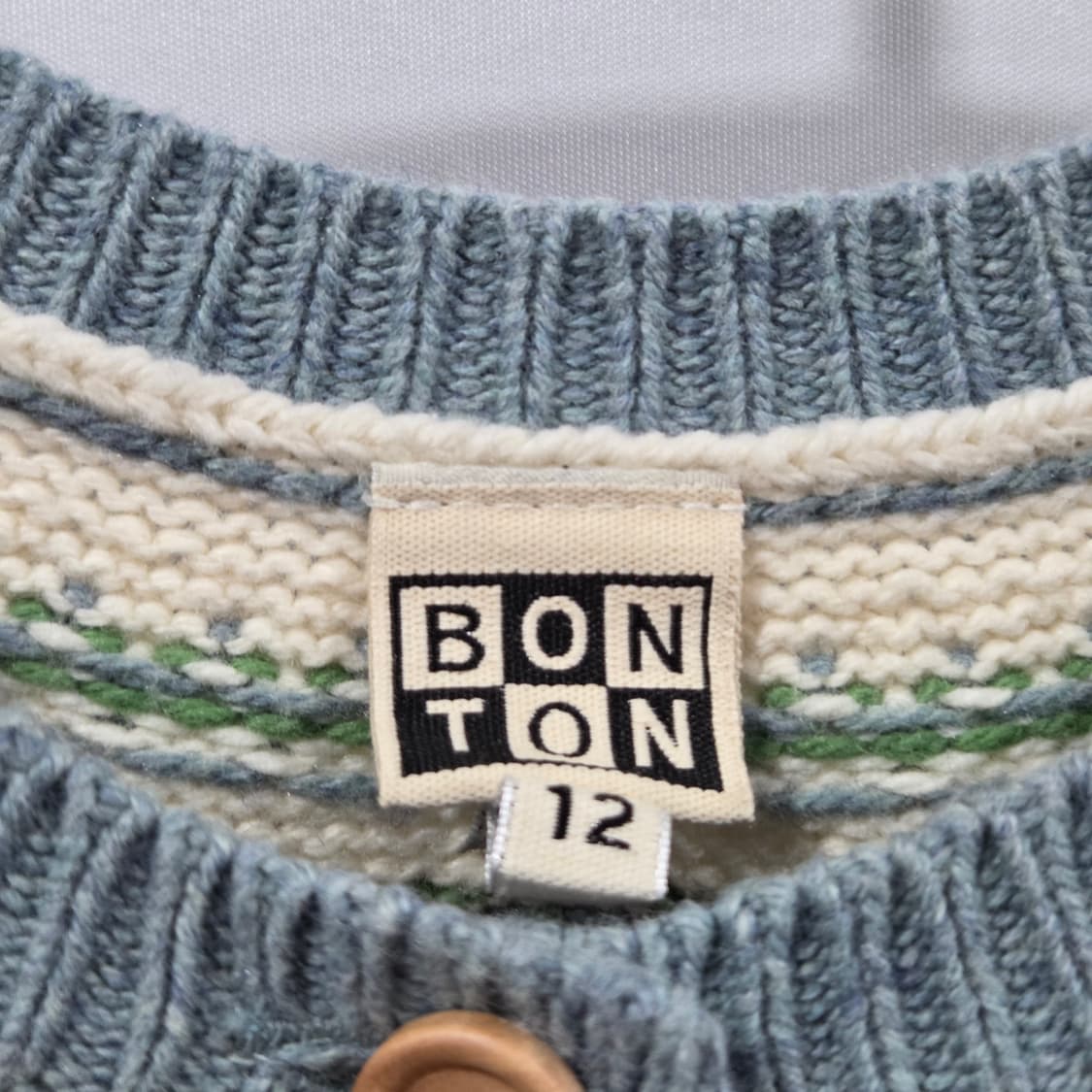 봉통 키즈 노르딕 가디건 12 상품이미지2