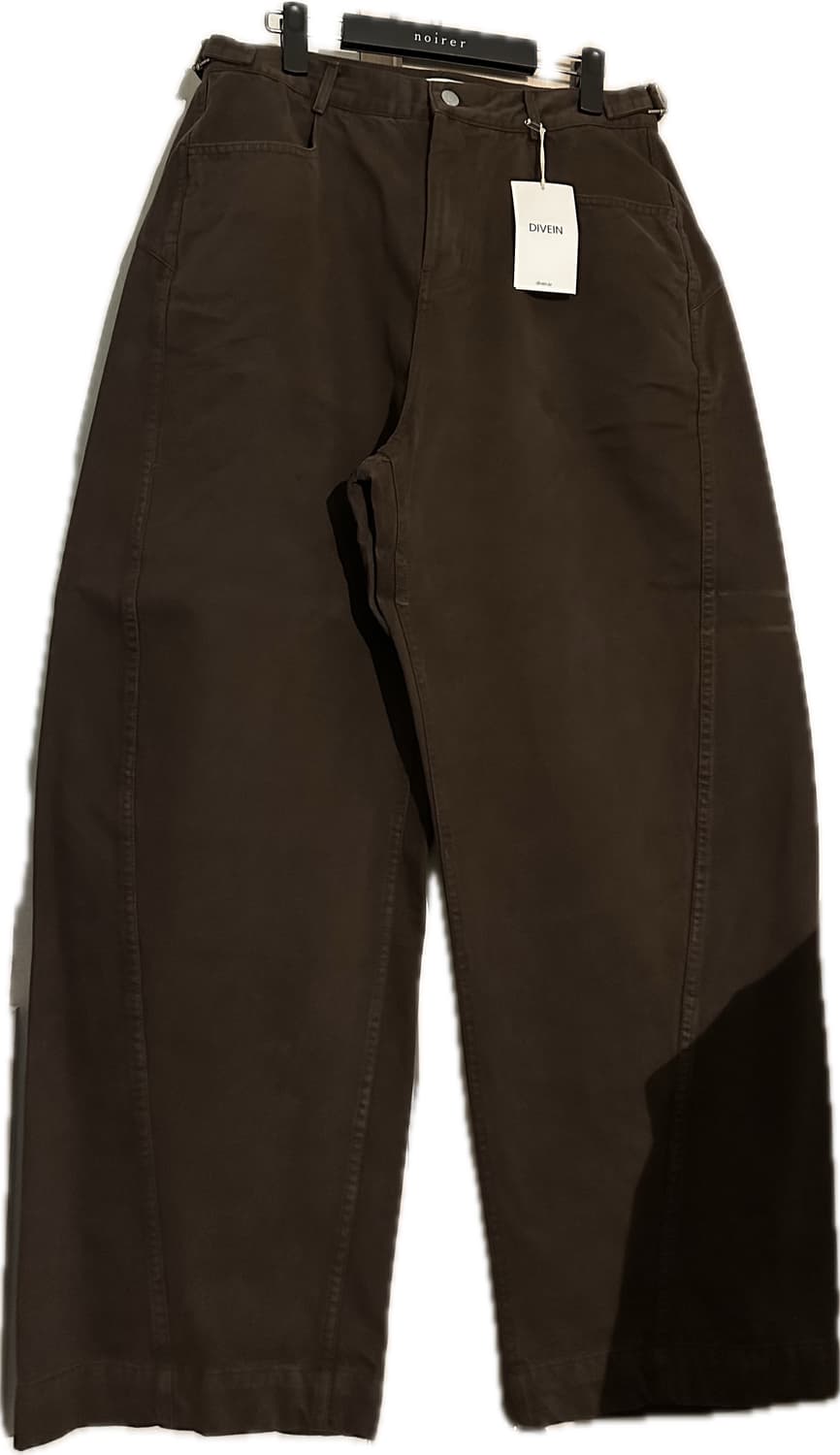 [새 상품/택o] 다이브인-WASHED CURVED CHINO PANTS 상품이미지2