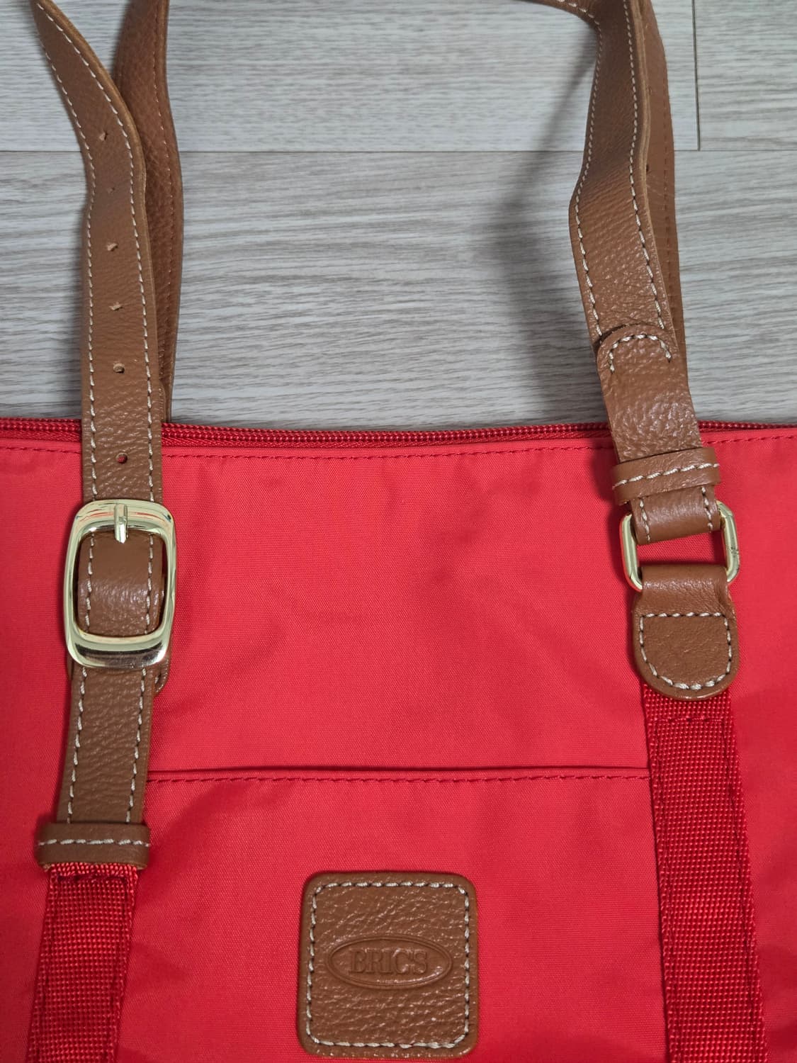 브릭스 레드 토트/숄더백 새상품 상품이미지3