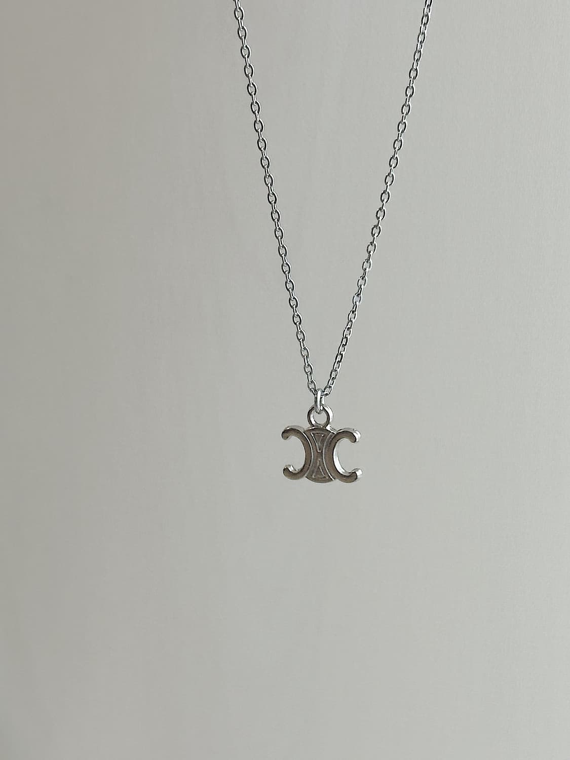 셀린느 트리옹프 남성 목걸이 실버 상품이미지3