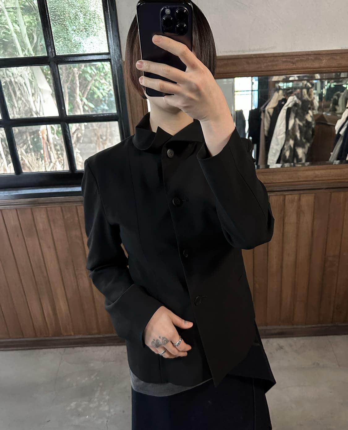 ISSEY MIYAKE wool single jacket 상품이미지2