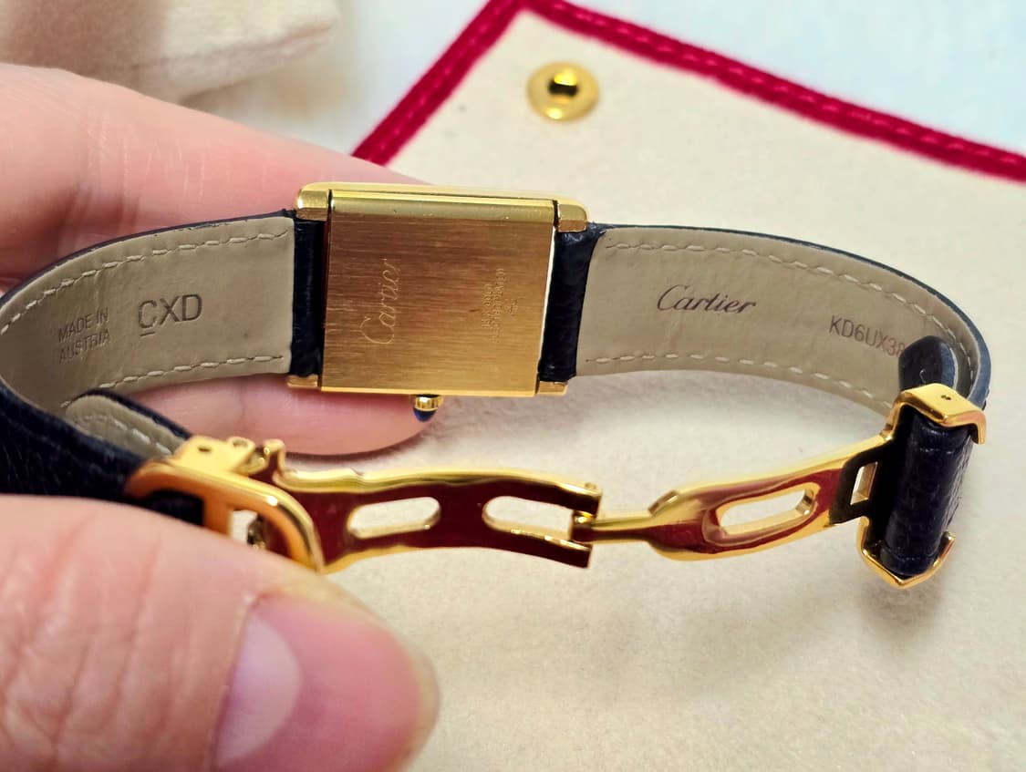 까르띠에탱크머스트시계 L사이즈 정품 상품이미지10
