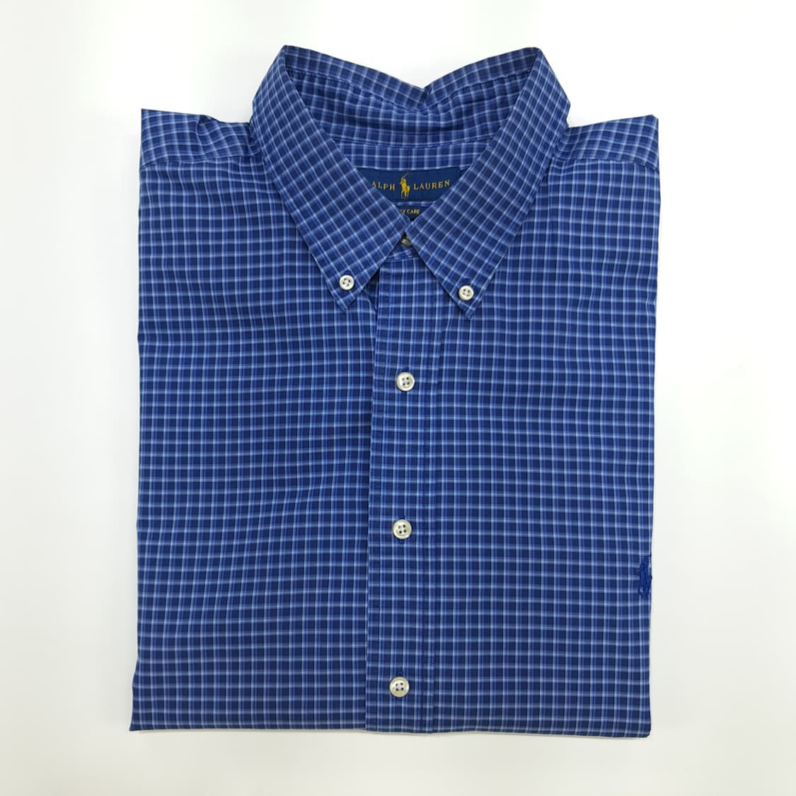 CN235 2XB 폴로 랄프로렌 로얄블루 마이크로체크 긴팔 셔츠 남방 상품이미지9