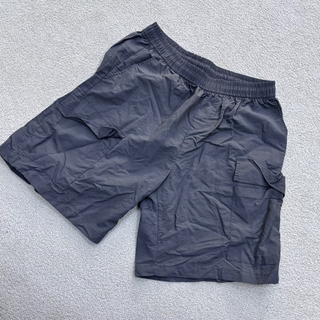 F 빈티지 나일론 반바지 (오염확인) 0406E 상품이미지1