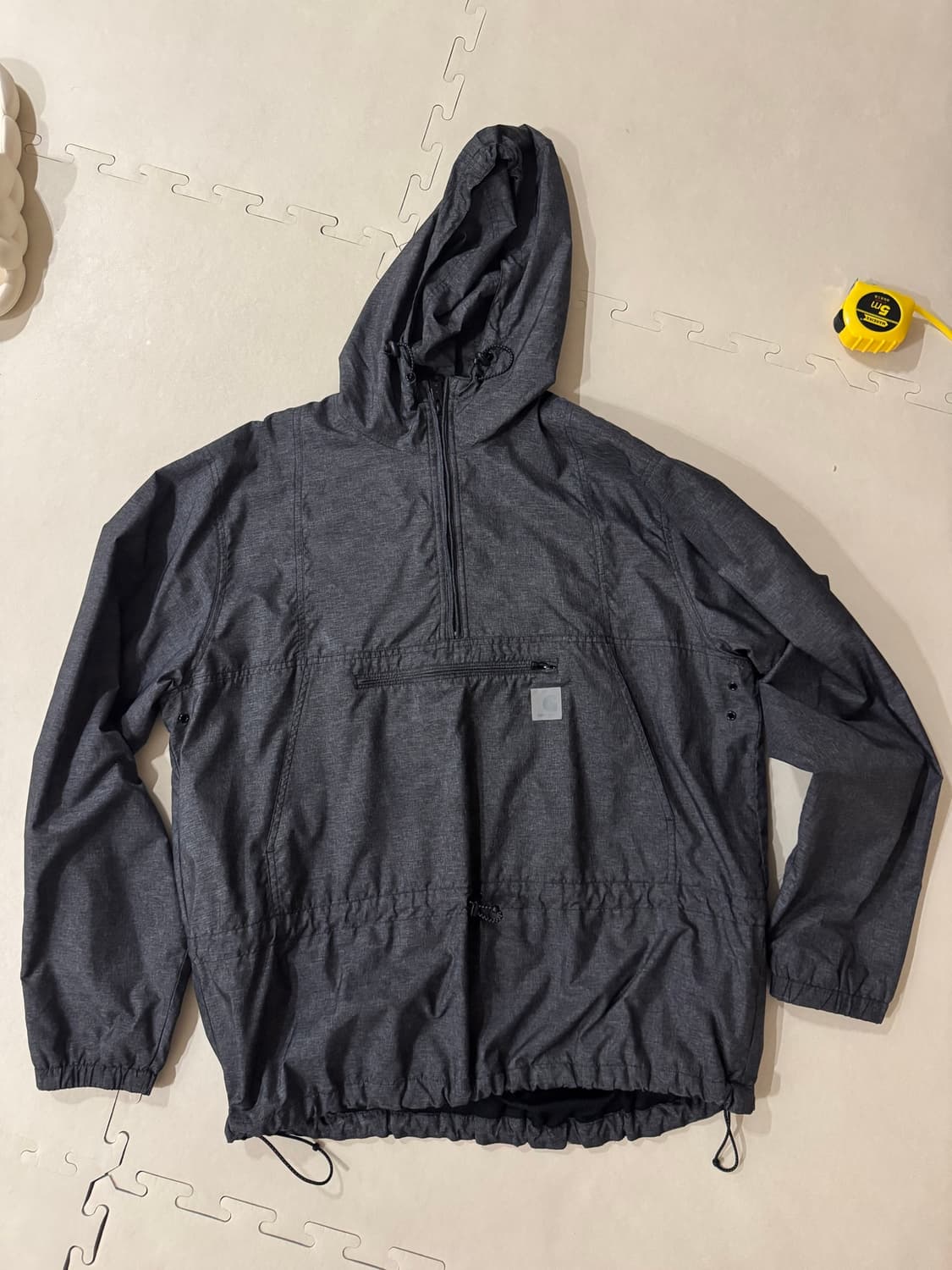 칼하트 wip 윌슨 풀오버 아노락 바람막이 자켓 XL 그레이 상품이미지4