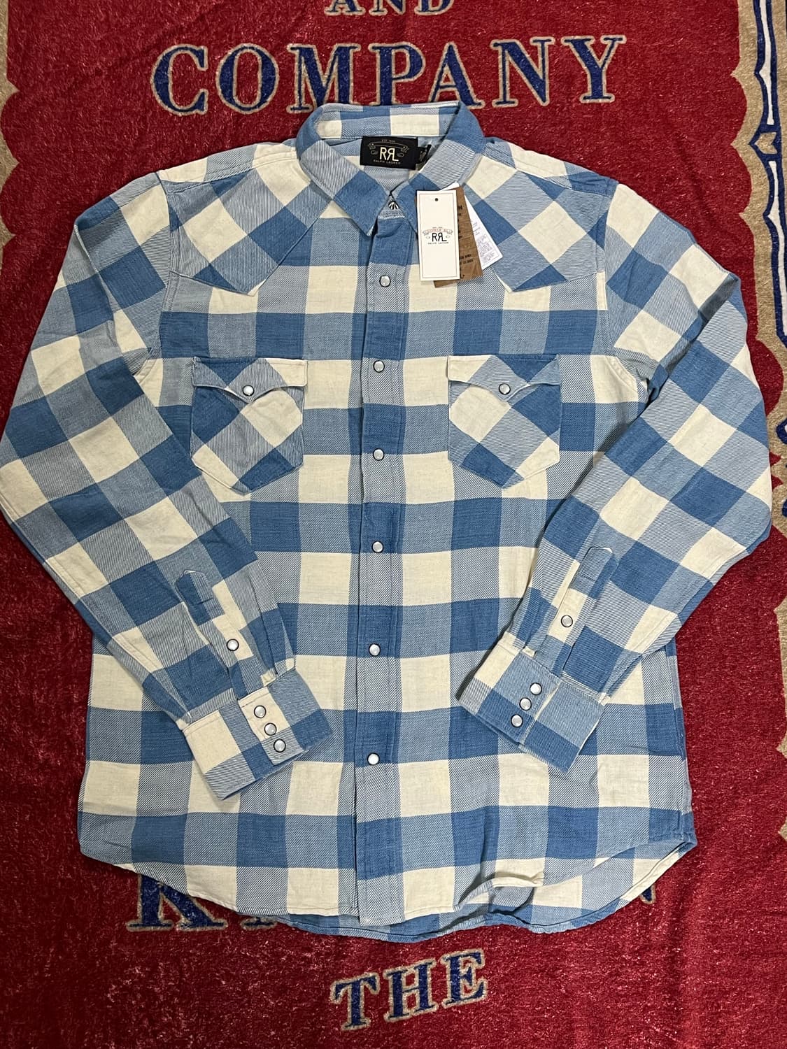 더블알엘 (RRL) 플래드 웨스턴 셔츠 상품이미지2