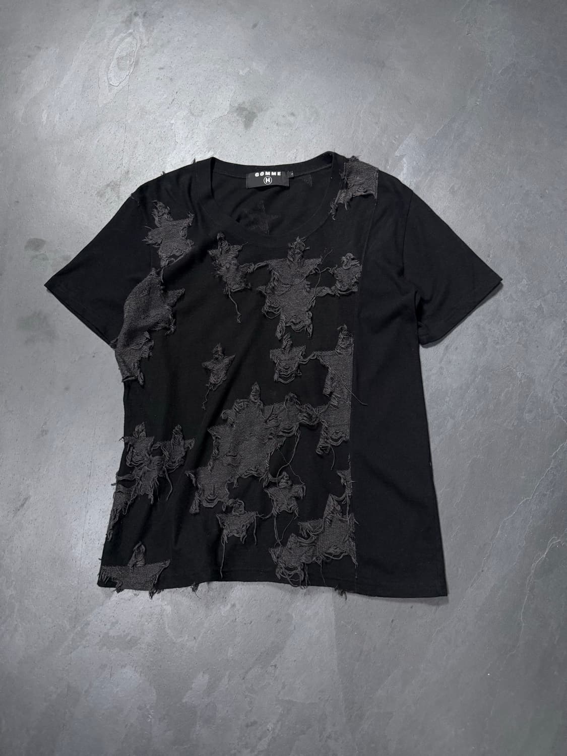 GOMME HOMME Star Cut-off T Shirt 상품이미지1