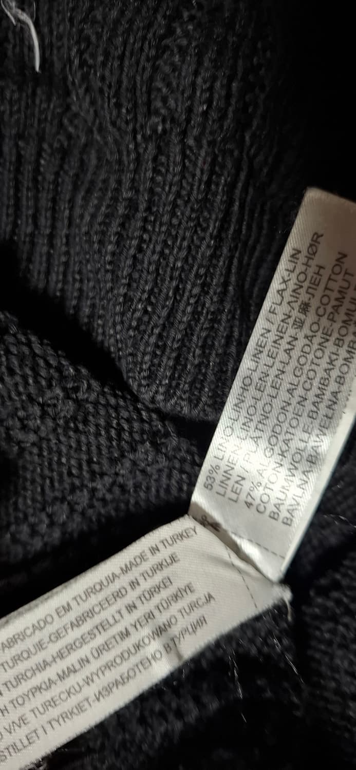 Massimo Dutti 남녀 니트 조끼 블랙 상품이미지5