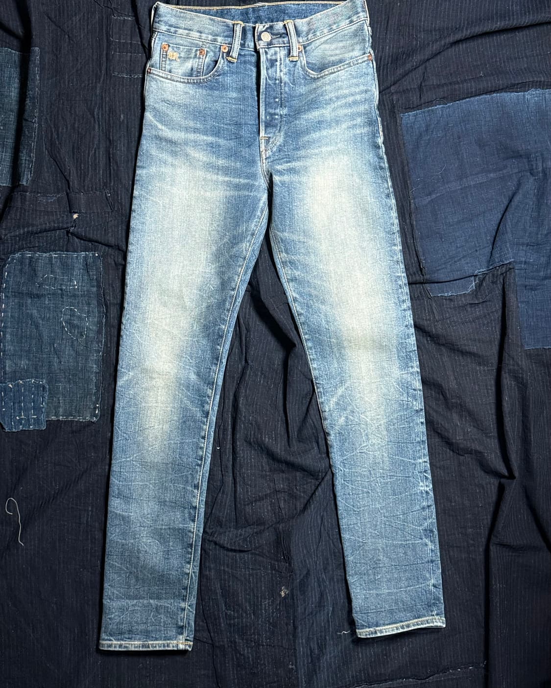 R.R.L 레이디 스트레치 셀비지 스트레이트 레그 셀비지 데님 진 25 상품이미지1