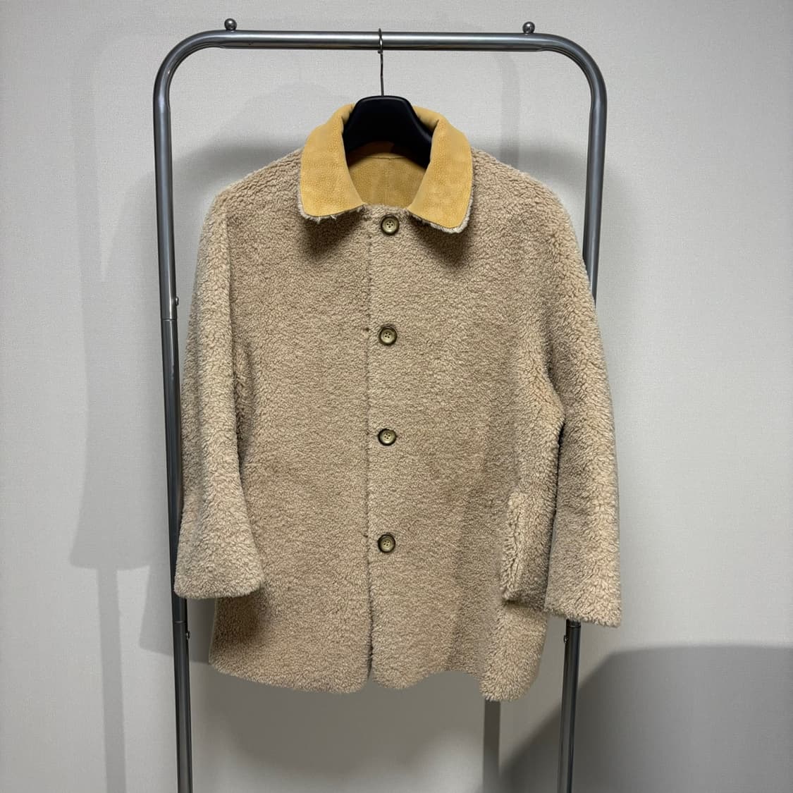 F) PERVERZE 퍼버즈 리버서블 무통 자켓 무스탕 상품이미지3